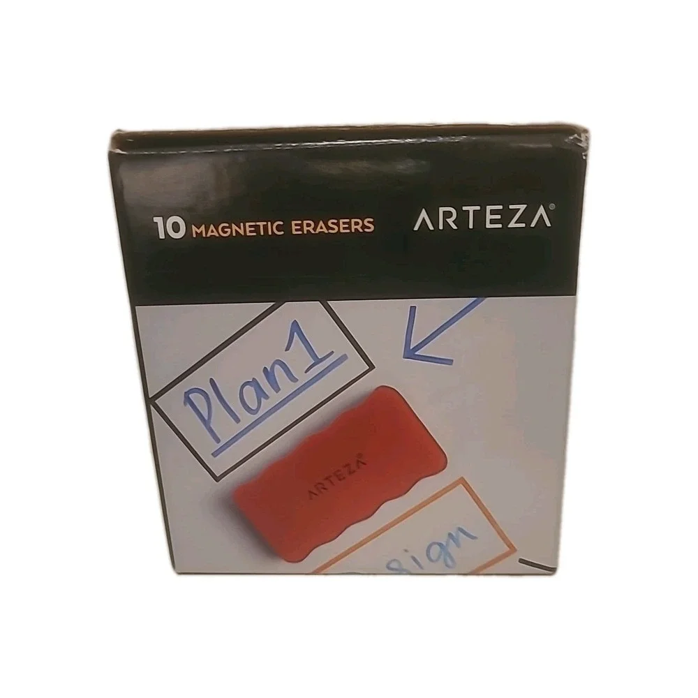 Arteza Magnetic‎ Board Erasers - Set of 10